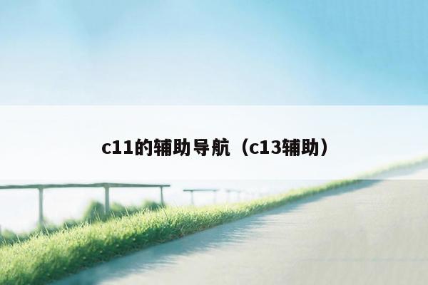 c11的辅助导航（c13辅助）