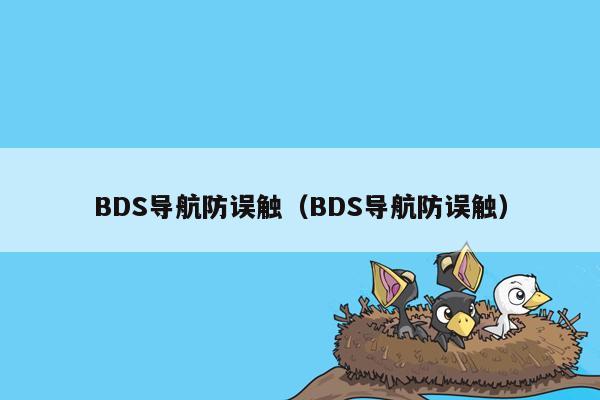 BDS导航防误触（BDS导航防误触）