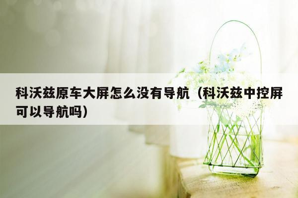 科沃兹原车大屏怎么没有导航（科沃兹中控屏可以导航吗）