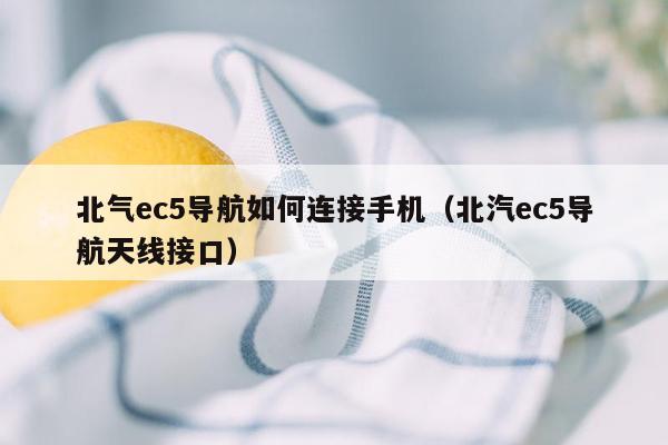 北气ec5导航如何连接手机（北汽ec5导航天线接口）