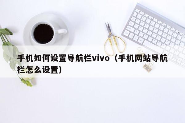 手机如何设置导航栏vivo（手机网站导航栏怎么设置）