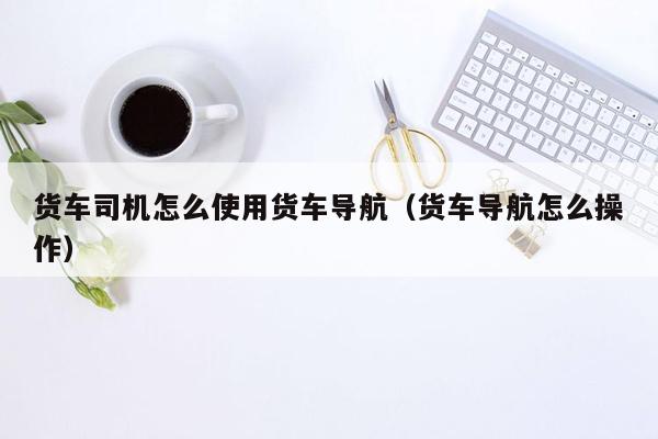 货车司机怎么使用货车导航（货车导航怎么操作）